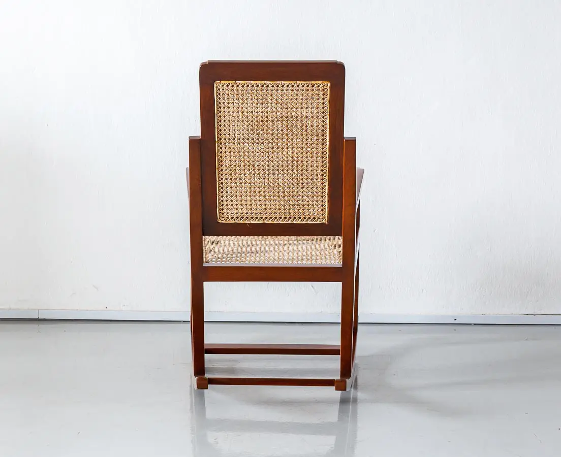 Art Deco Furniture - Teakwood Art Deco Rocking Chair - The Past Perfect Collection - Singapore