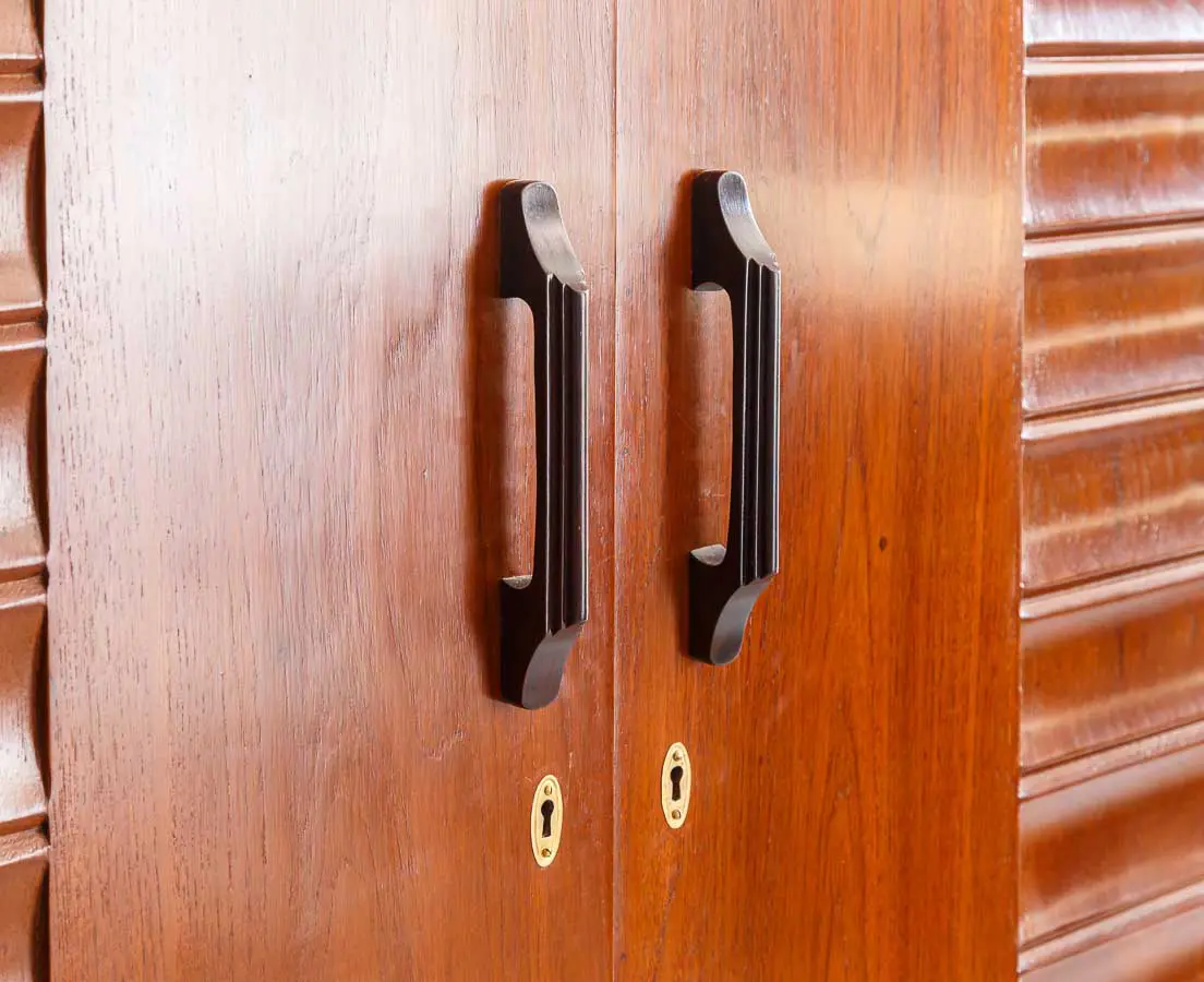 Art Deco teakwood Wardrobe - The Past Perfect Collection - Singapore