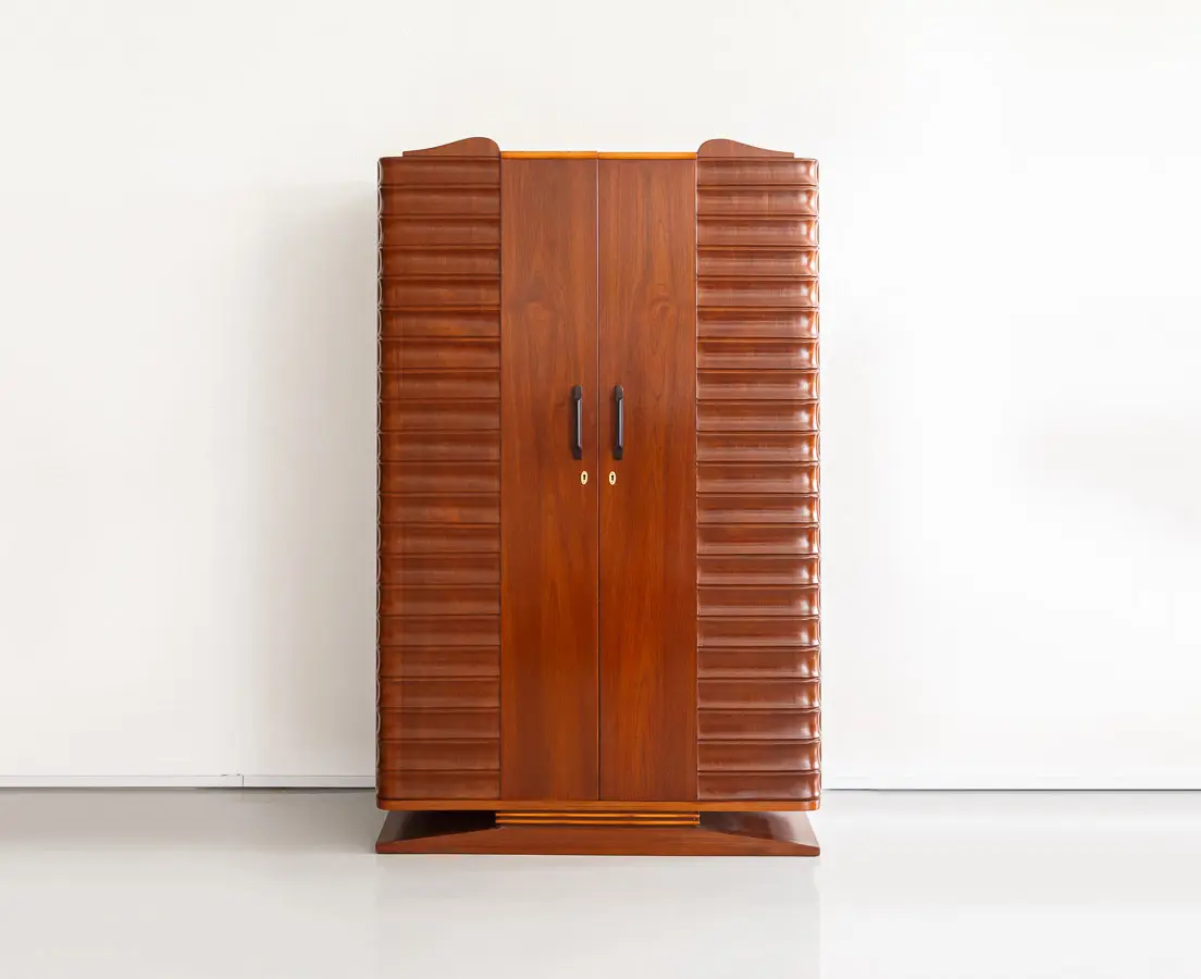 Art Deco teakwood Wardrobe - The Past Perfect Collection - Singapore