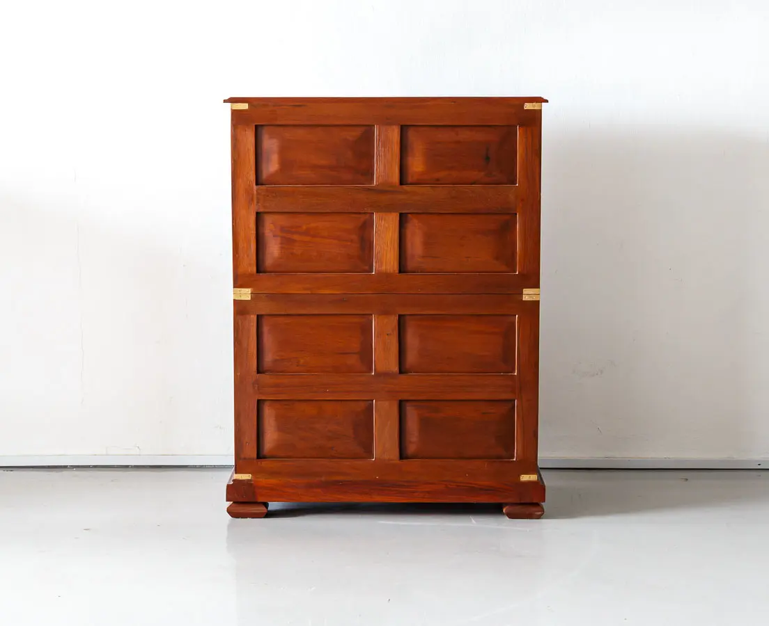 British Colonial Mahogany Chest of Drawers - The Past Perfect Collection - Singapore