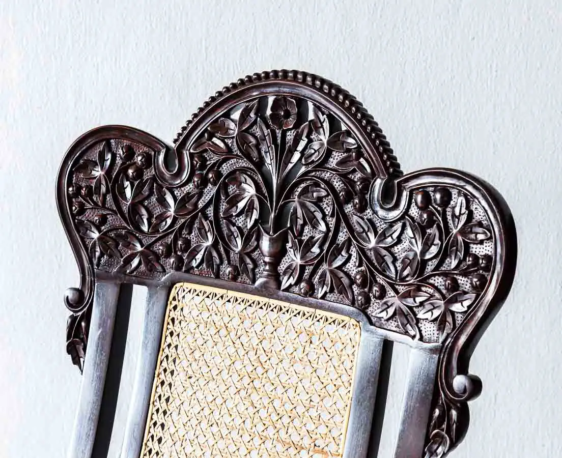 Antique Chairs - Portuguese Colonial Folding Chairs - The Past Perfect Collection - Singapore