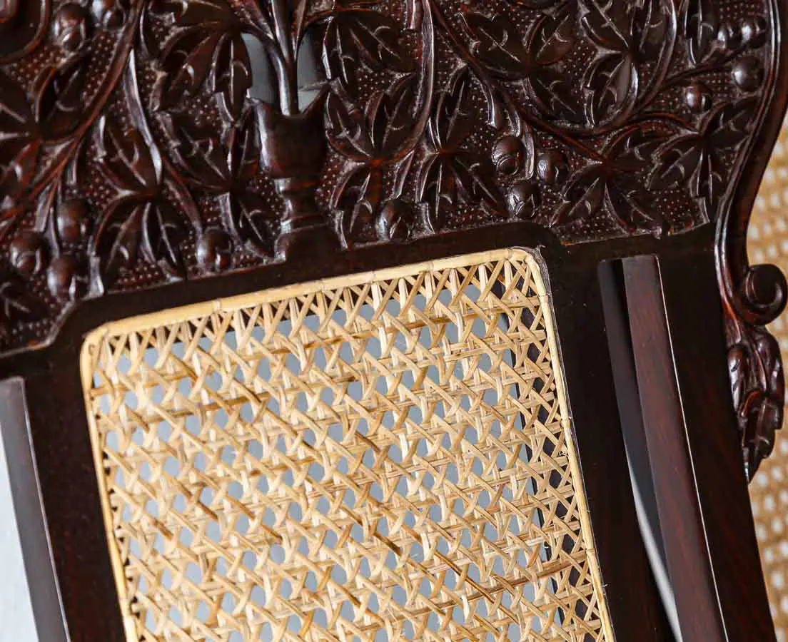 Antique Chairs - Portuguese Colonial Folding Chairs - The Past Perfect Collection - Singapore