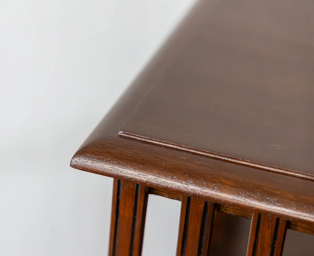 Teakwood revolving bookcase