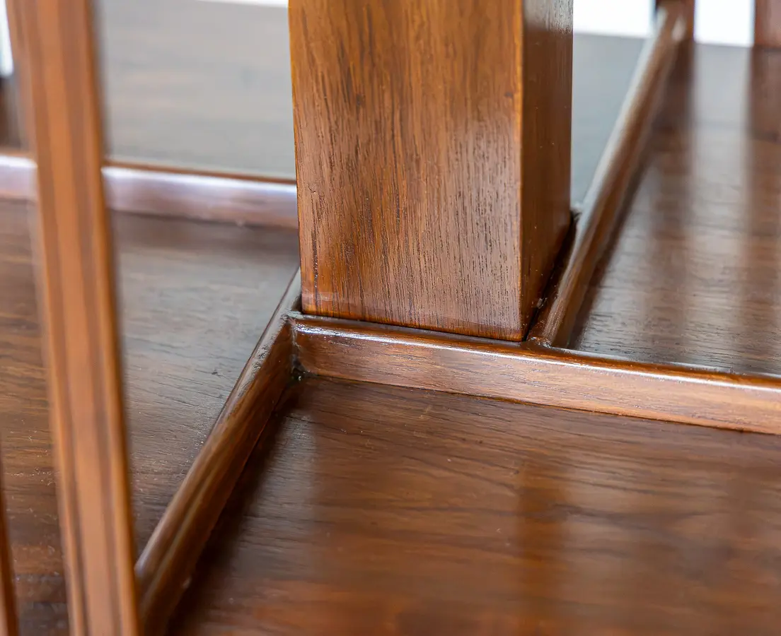 Teakwood revolving bookcase