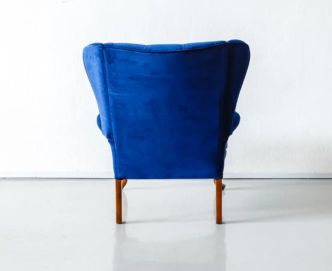 Antique Chairs - British Colonial Wing Chair - The Past Perfect Collection - Singapore