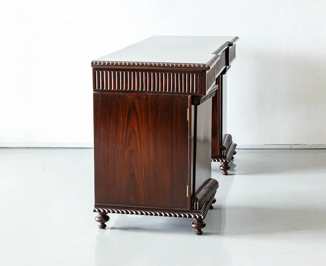 Antique Cupboards - British Colonial Rosewood Sideboard - The Past Perfect Collection - Singapore