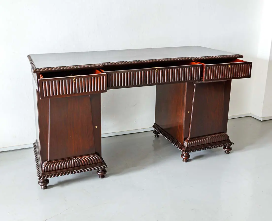 Antique Cupboards - British Colonial Rosewood Sideboard - The Past Perfect Collection - Singapore