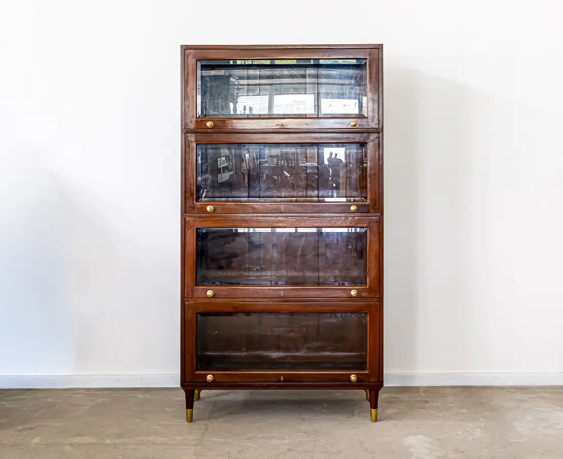 Teakwood Barrister Bookcase