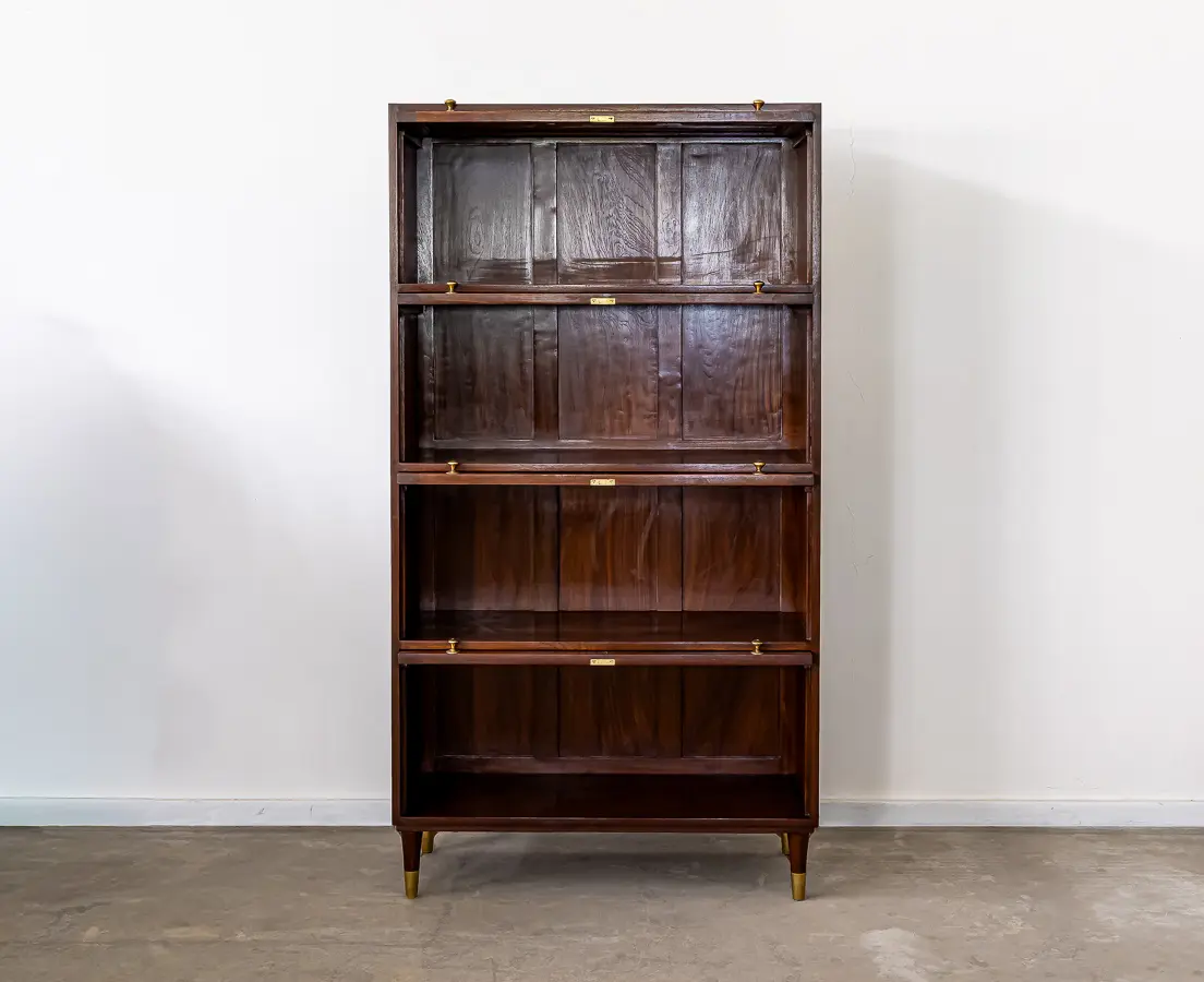 Teakwood Barrister Bookcase