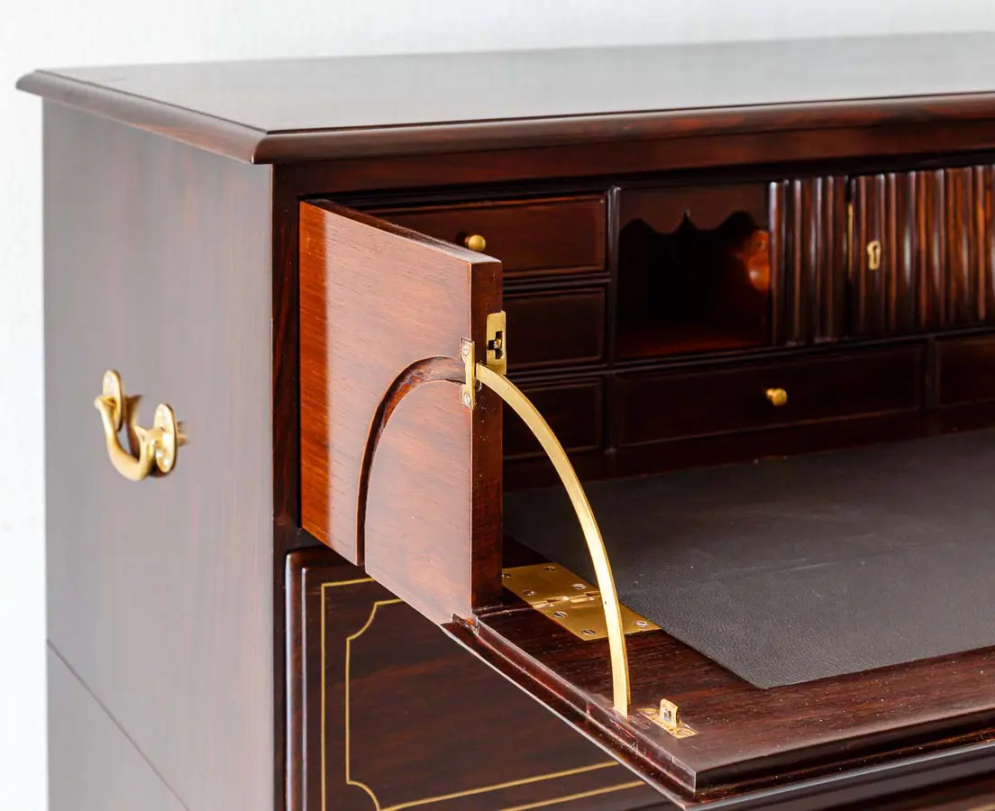 Antique Secretaire - British Colonial Secretaire Chest of Drawers - The Past Perfect Collection - Singapore
