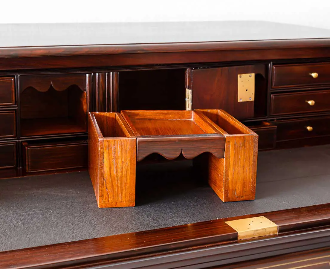 Antique Secretaire - British Colonial Secretaire Chest of Drawers - The Past Perfect Collection - Singapore