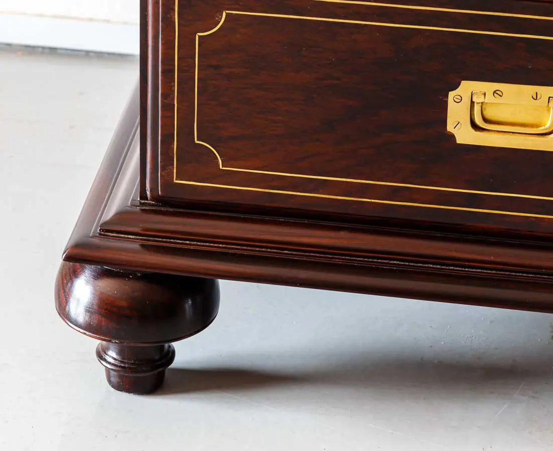 Antique Secretaire - British Colonial Secretaire Chest of Drawers - The Past Perfect Collection - Singapore