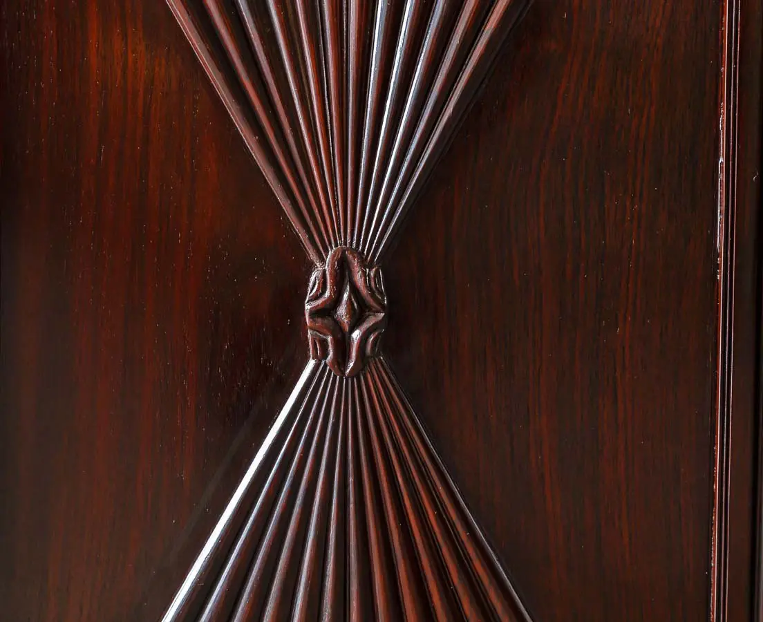 Antique Sideboards - British Colonial Rosewood Sunburst Sideboard - The Past Perfect Collection - Singapore