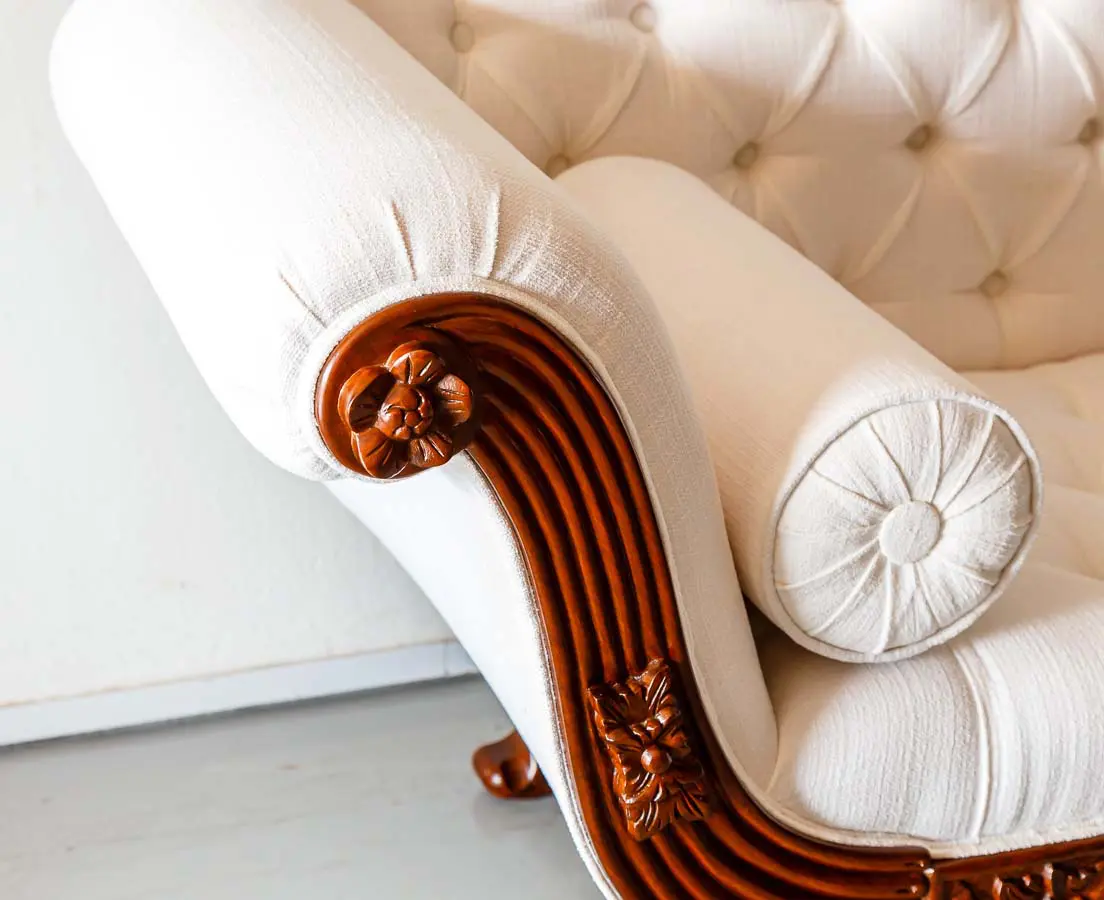 Antique Sofas - British Colonial Walnut Sofa - The Past Perfect Collection - Singapore