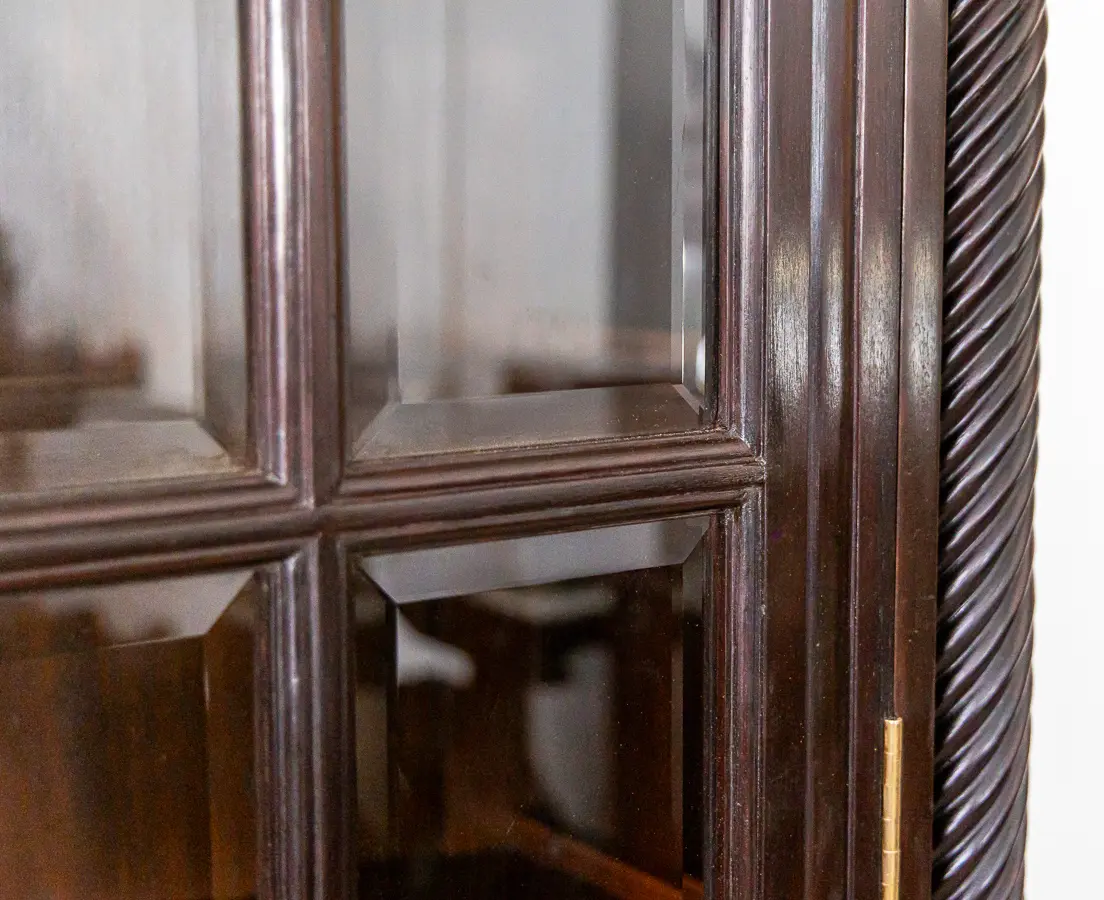 Rosewood and Teakwood Bookcase