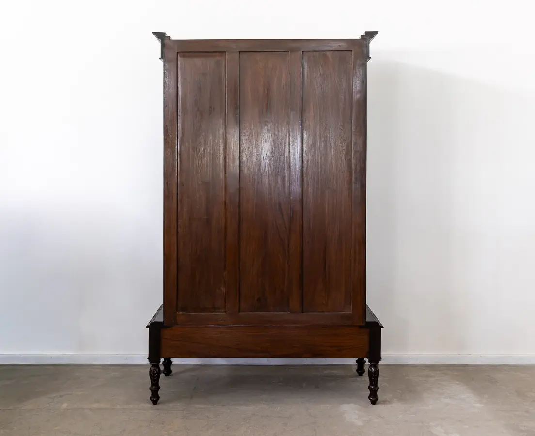 Rosewood and Teakwood Bookcase