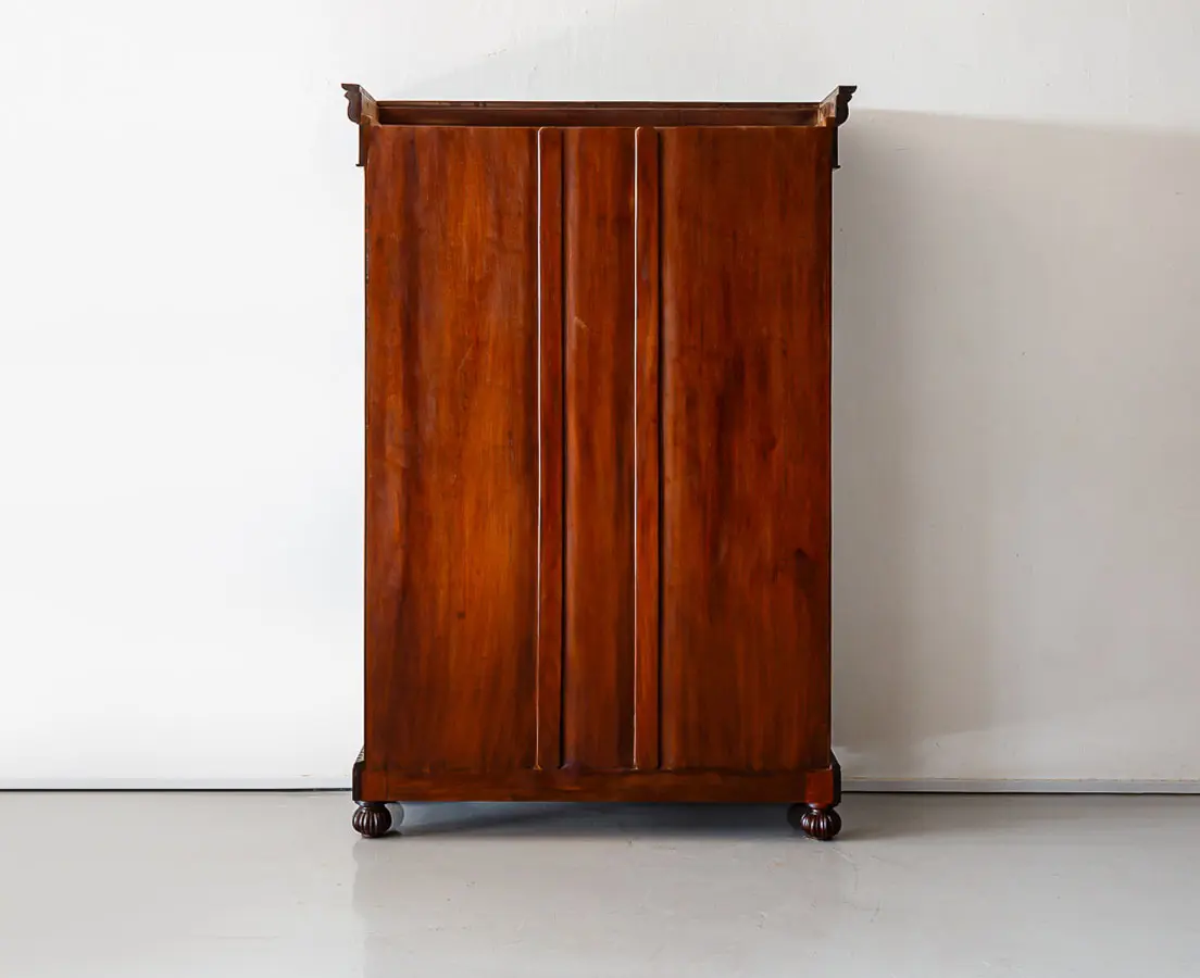Antique Cabinets - British Colonial Rosewood Glass Front Cabinet - The Past Perfect Collection - Singapore