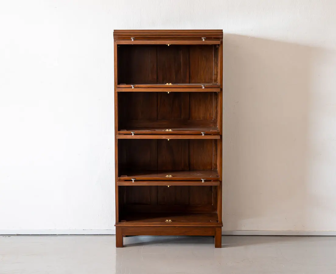 Antique Teakwood Barrister Bookcase - The Past Perfect Collection - Singapore