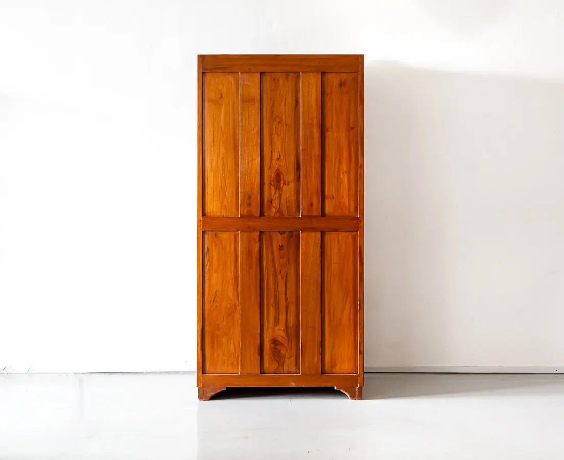 Art Deco Furniture - Teakwood Art Deco Wardrobe - The Past Perfect Collection - Singapore