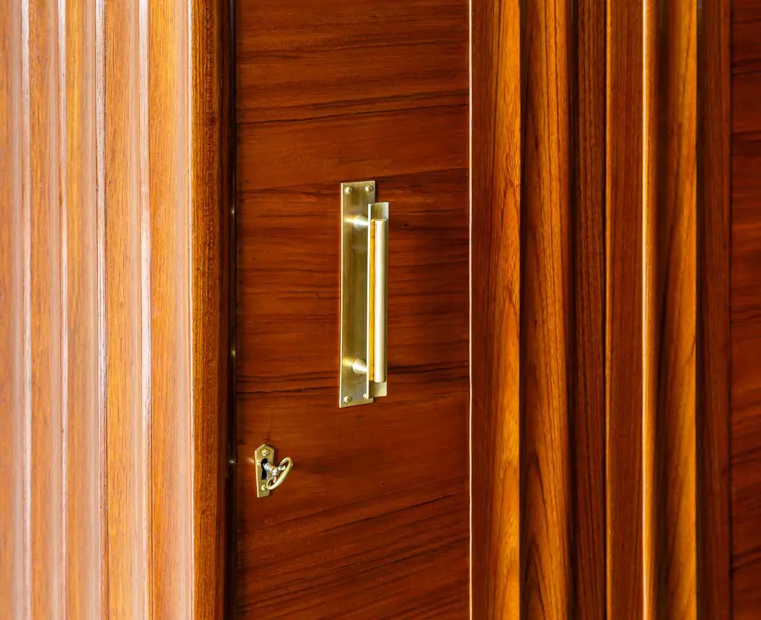 Art Deco Furniture - Teakwood Art Deco Wardrobe - The Past Perfect Collection - Singapore