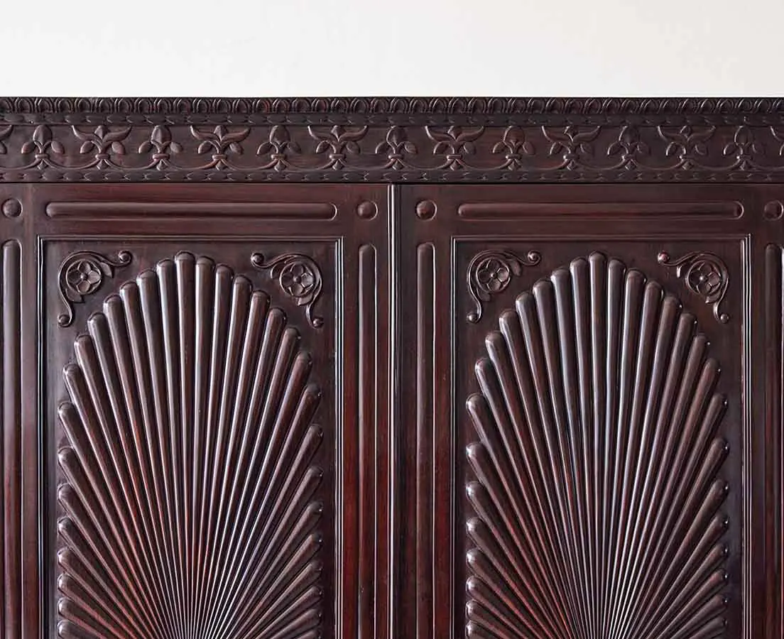 Fleur de Lis Long Sunburst Cupboard - The Past Perfect Collection - Singapore