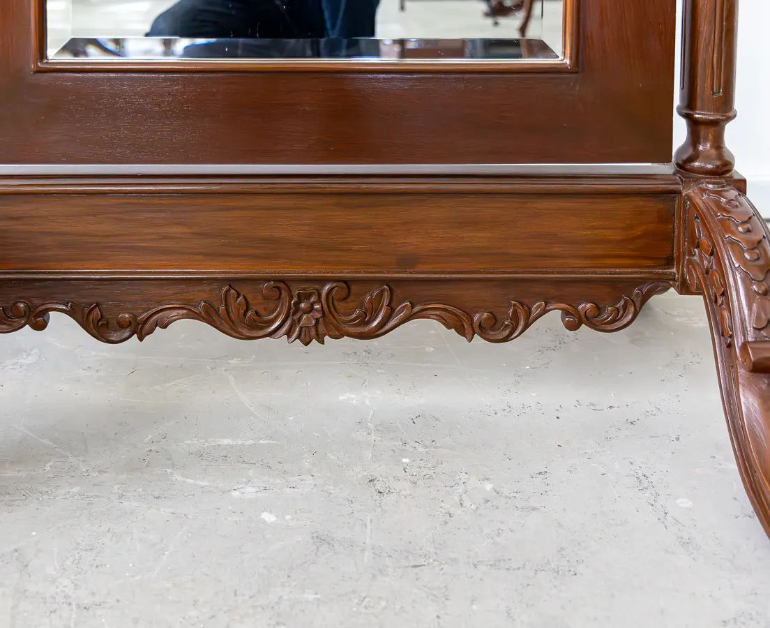 Teakwood Standing Mirror