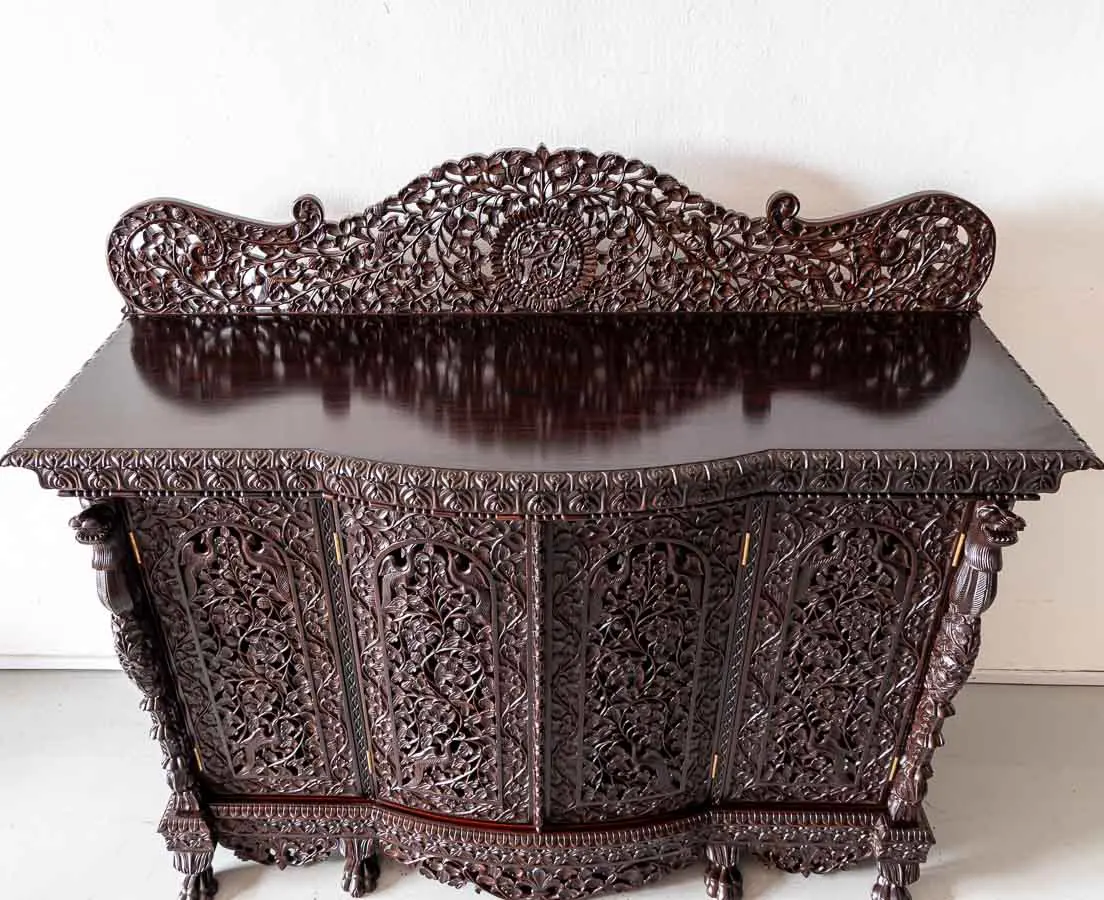 Antique Carved Sideboard - The Past Perfect Collection - Singapore