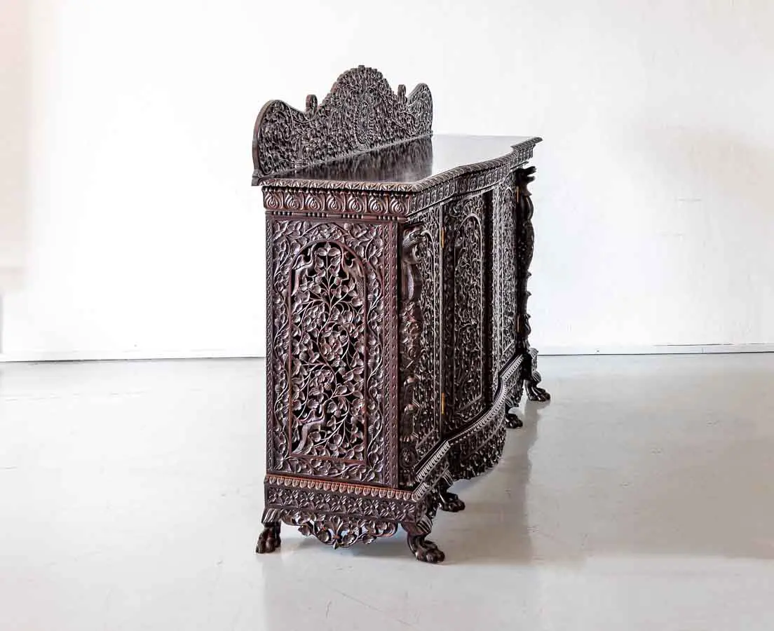 Antique Carved Sideboard - The Past Perfect Collection - Singapore