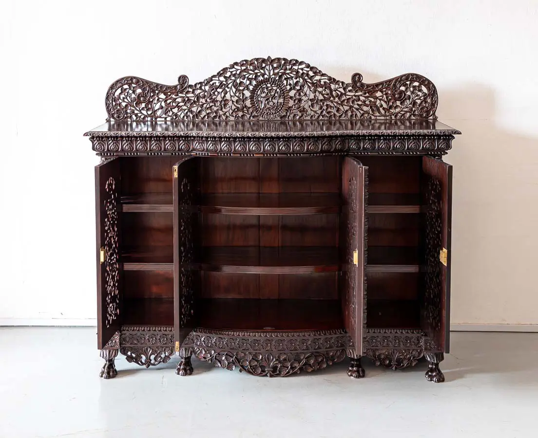 Antique Carved Sideboard - The Past Perfect Collection - Singapore