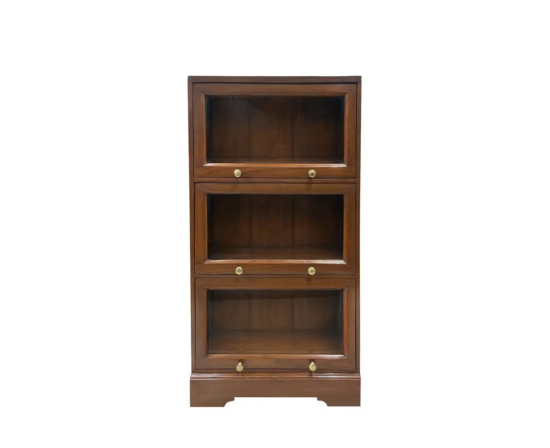 Teakwood Barrister Pair of Bookcases