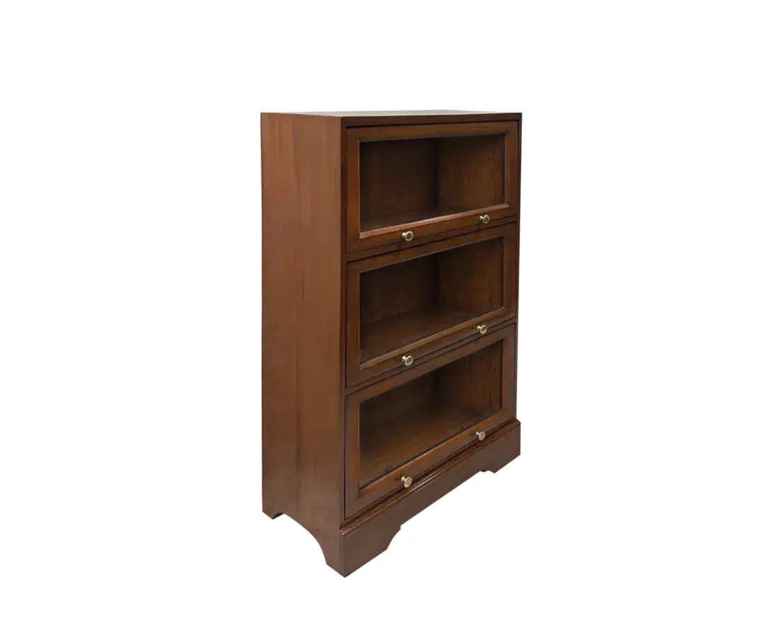 Teakwood Barrister Pair of Bookcases