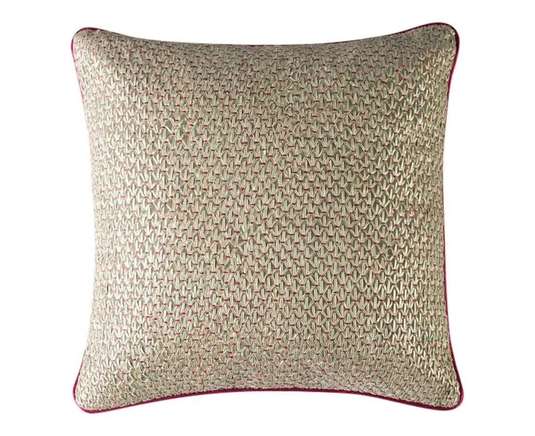 Syeda Cotton Velvet Cushion Good Earth - The Past Perfect Collection - Singapore