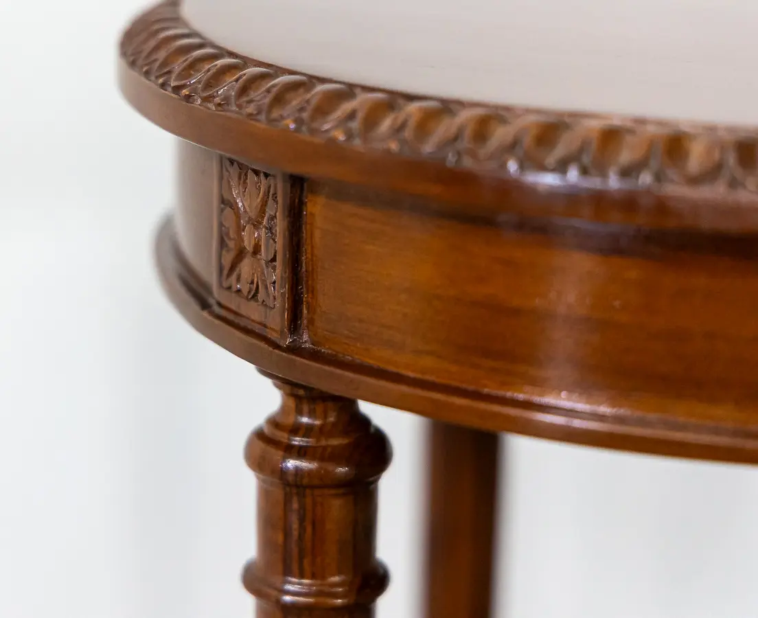 Teakwood Side Table Pair
