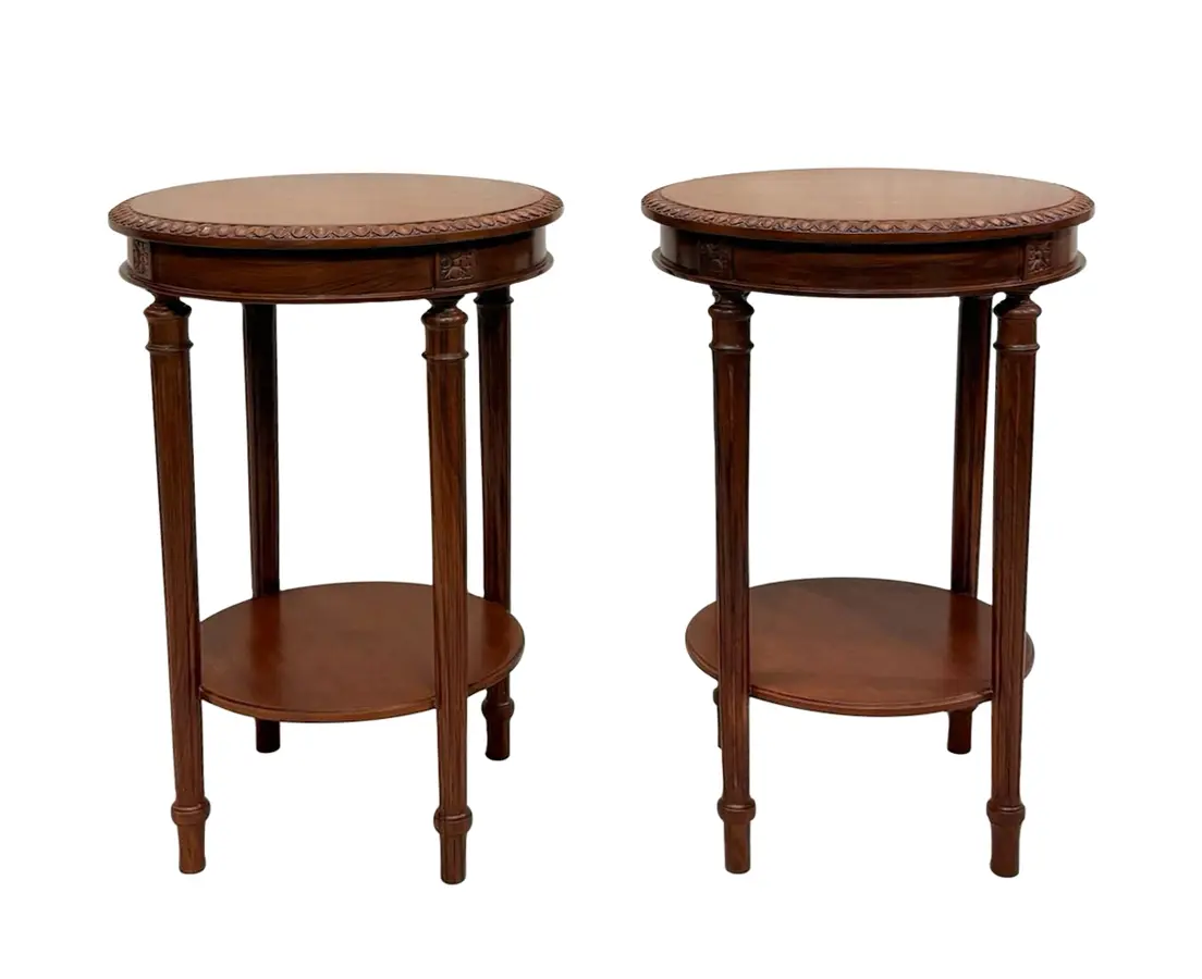 Teakwood Side Tables(pair)