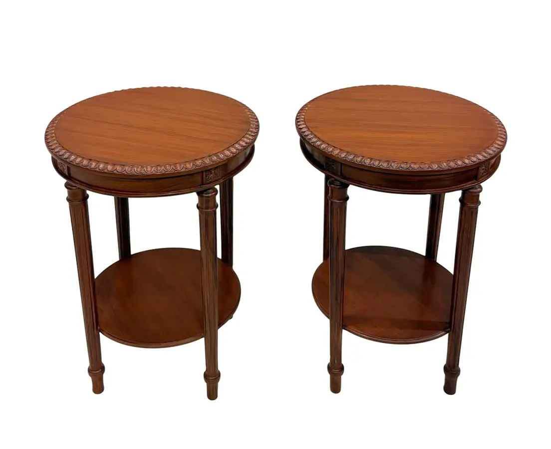 Teakwood Side Tables(pair)