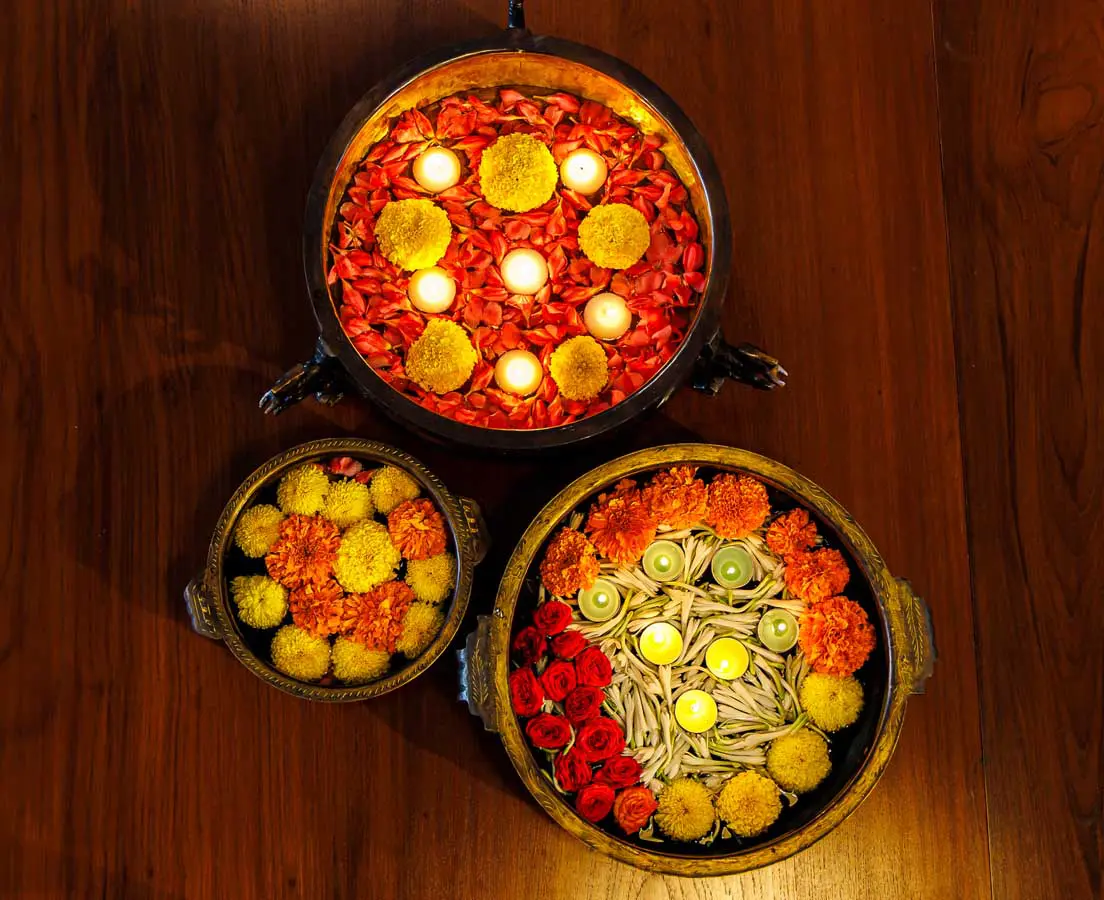 Urulis with Marigolds