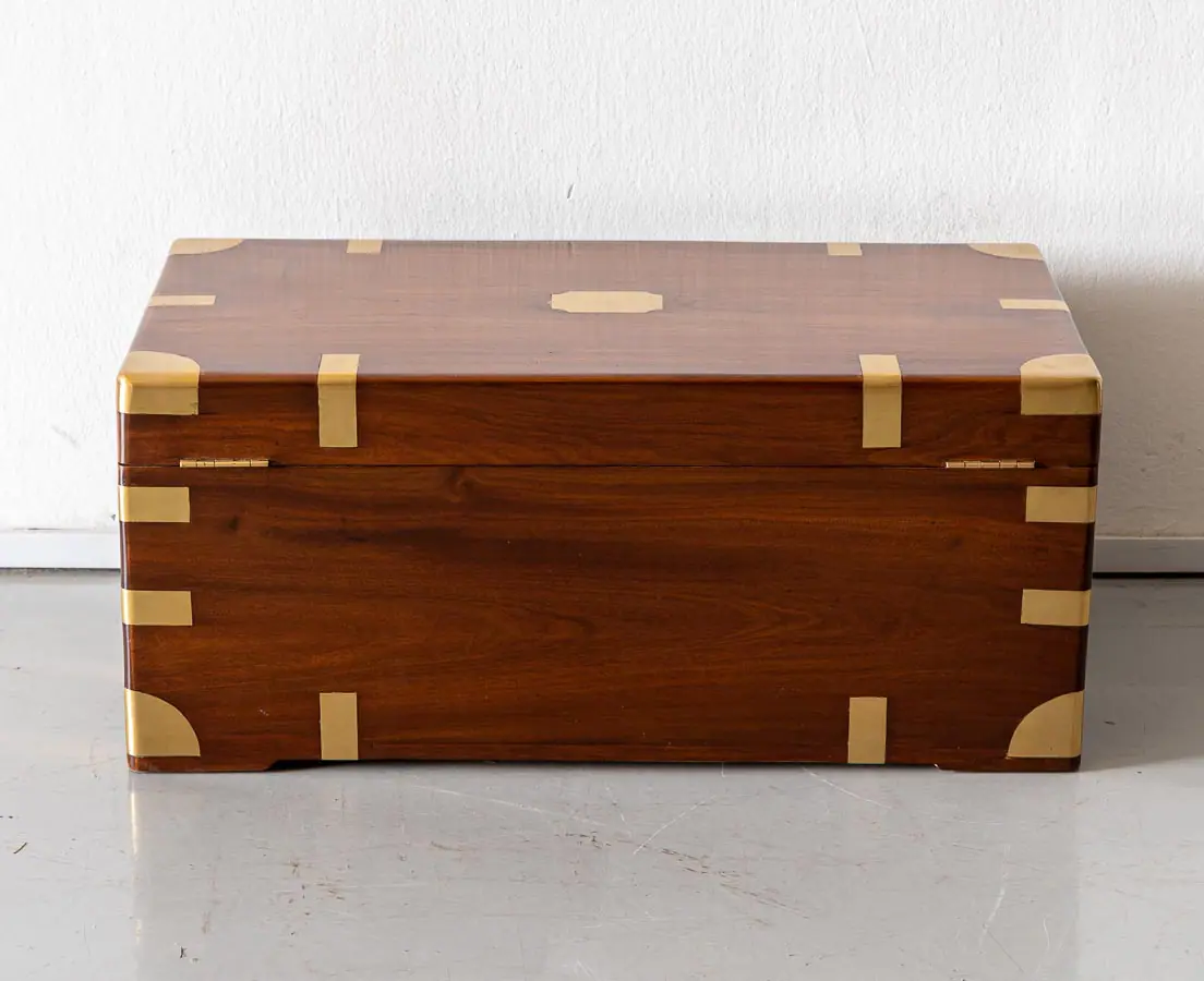 Antique Chests - British Colonial Camphor Travel Chest - The Past Perfect Collection - Singapore