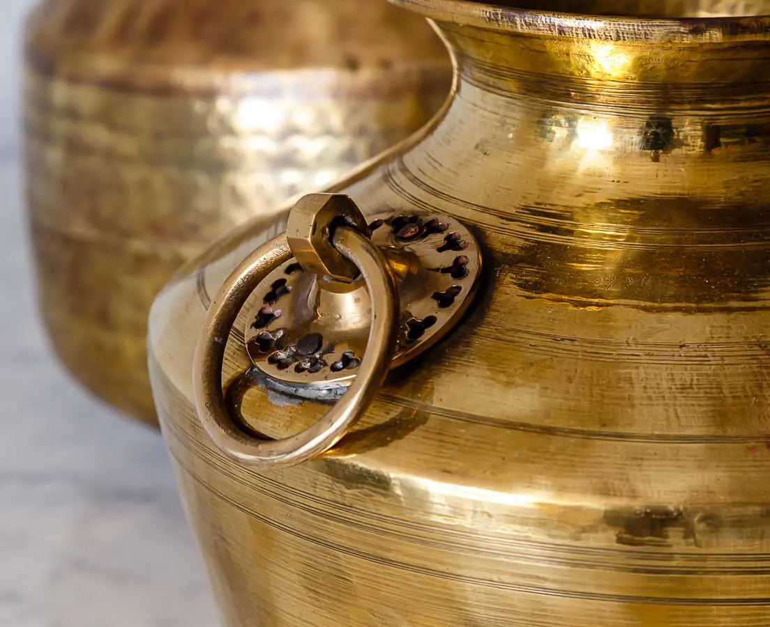 Brass Water Containers - The Past Perfect Collection - Singapore
