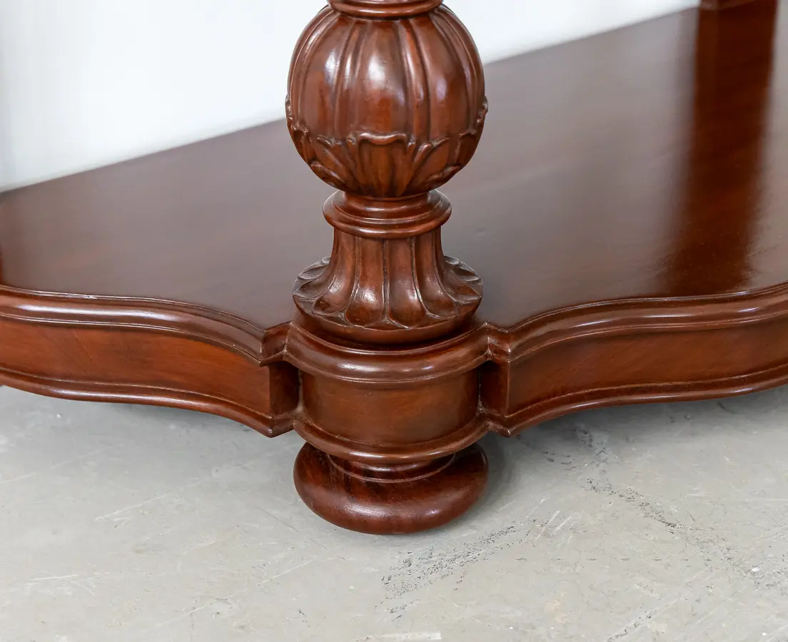Mahogany Carved Console Table