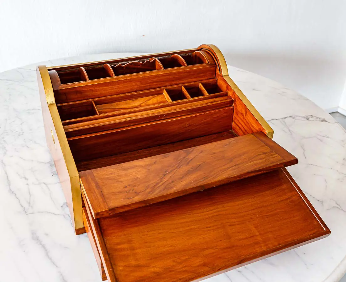 Antique Boxes - British Colonial Camphor Writing Slope Box - The Past Perfect Collection - Singapore
