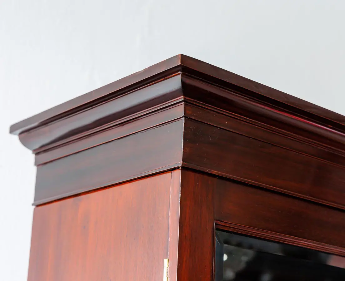 Antique Glass Front Cabinet on Stand - The Past Perfect Collection Singapore