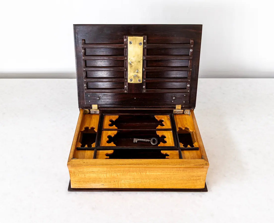 Rosewood and Cedarwood Bookbox