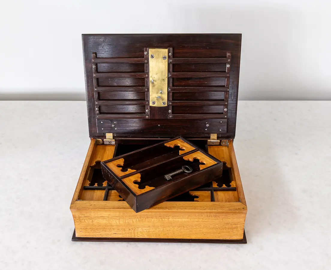 Rosewood and Cedarwood Bookbox