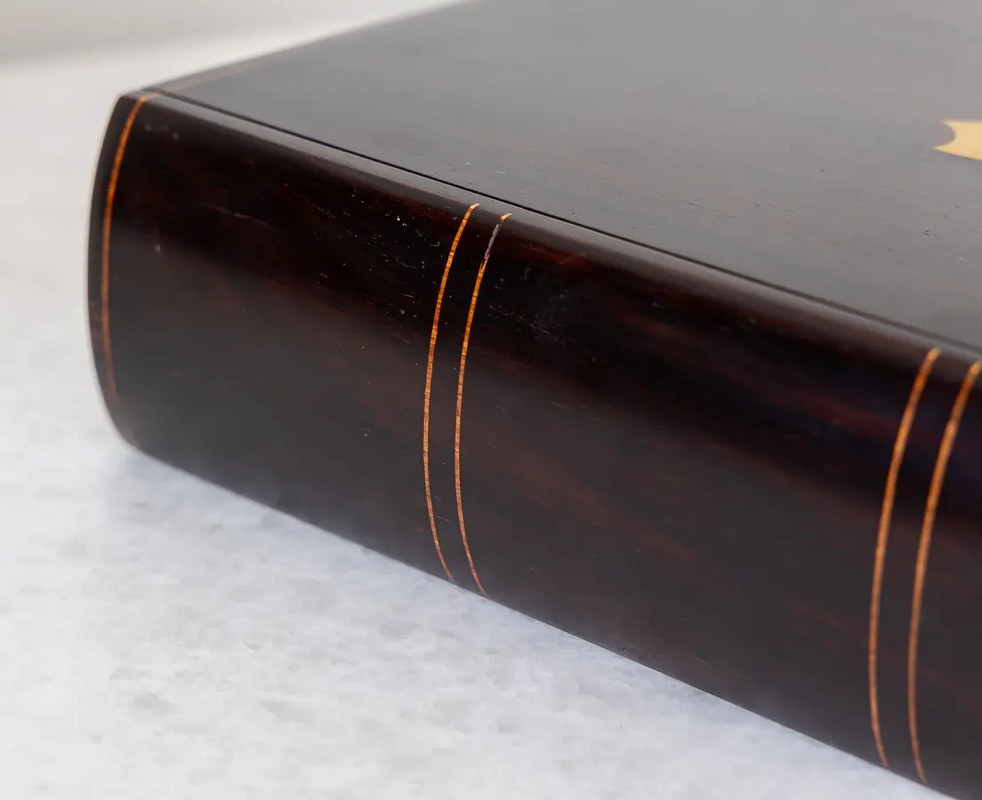 Rosewood and Cedarwood Bookbox