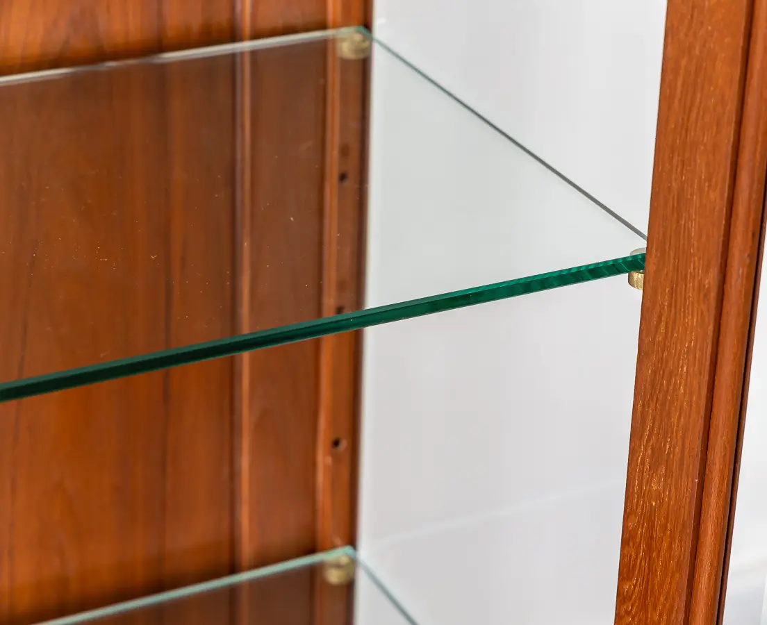 Teakwood Art Deco Display Cabinet