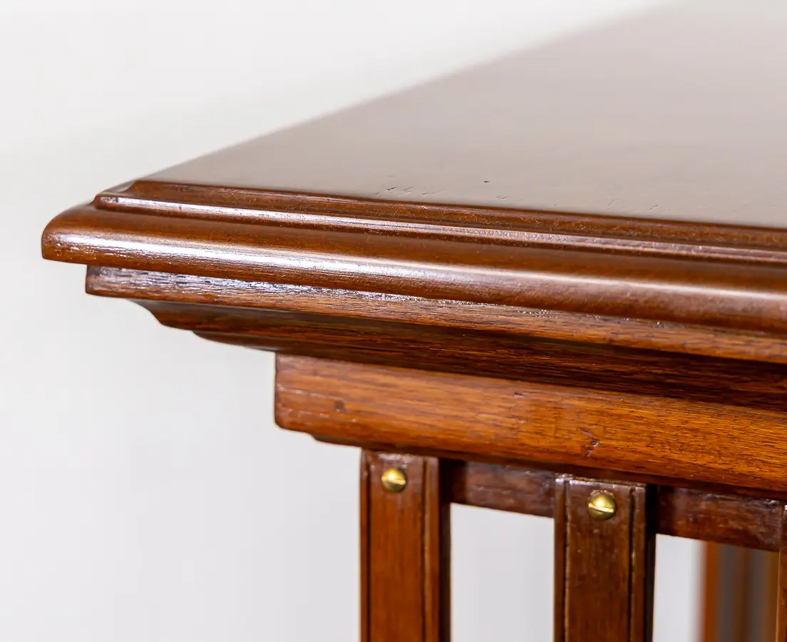 Teakwood Revolving Square Bookcase