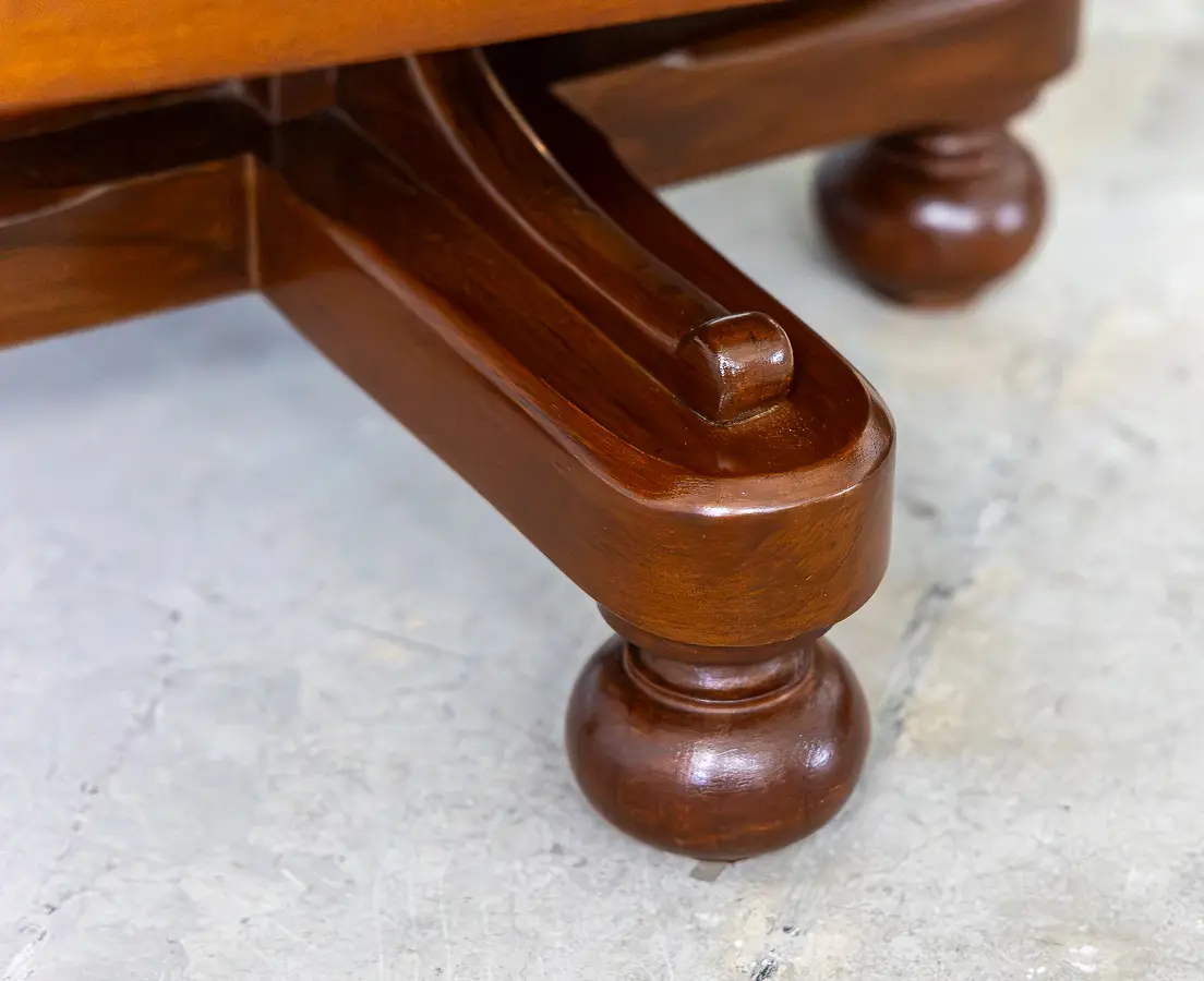 Teakwood Revolving Square Bookcase