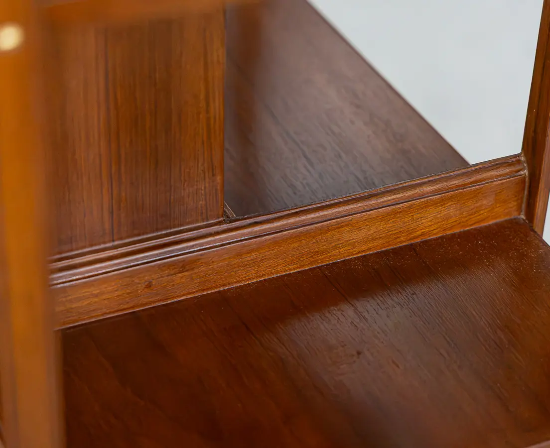 Teakwood Revolving Square Bookcase
