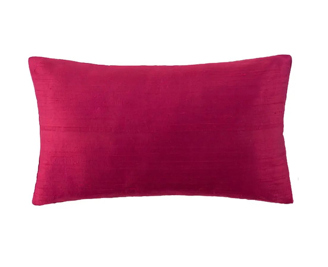 Omar Silk Cerise Cushion small Good Earth - The Past Perfect Collection - Singapore