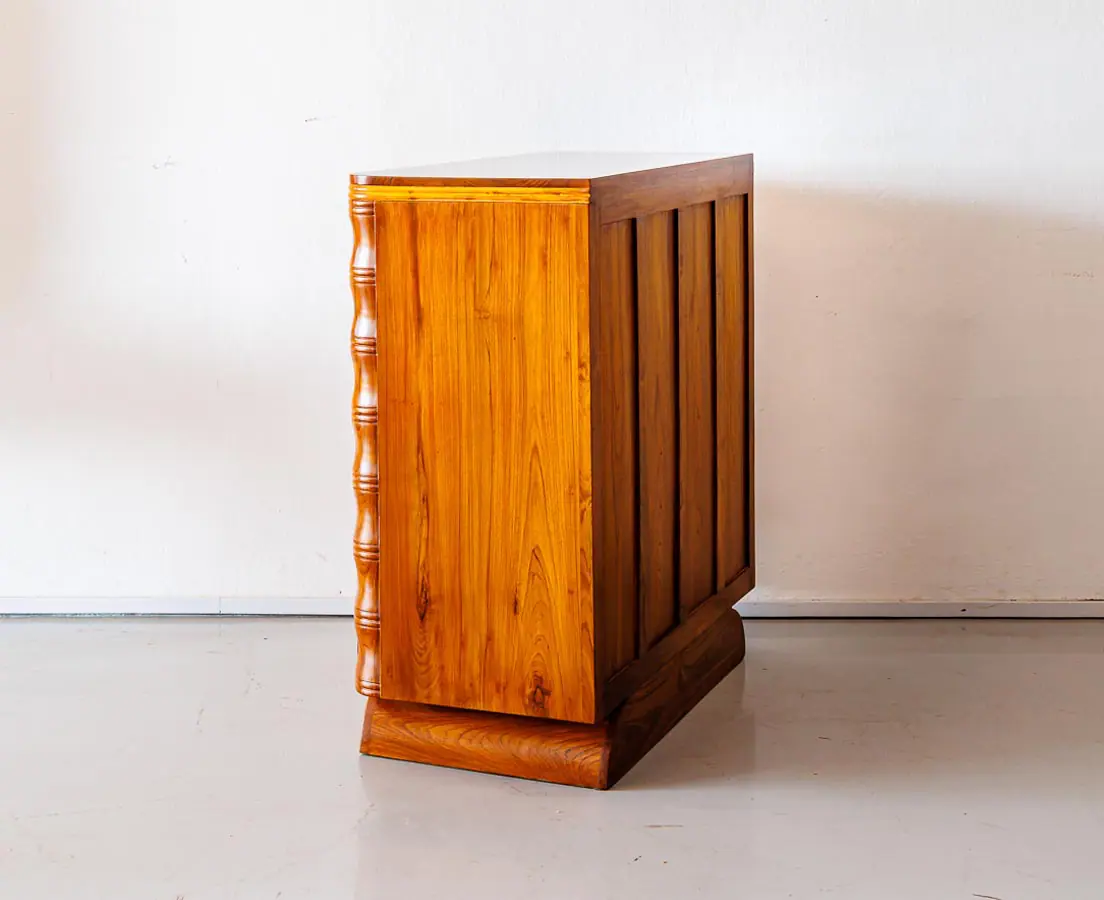 Art Deco Furniture - Teakwood & Cedar Chest of Drawers - The Past Perfect Collection - Singapore